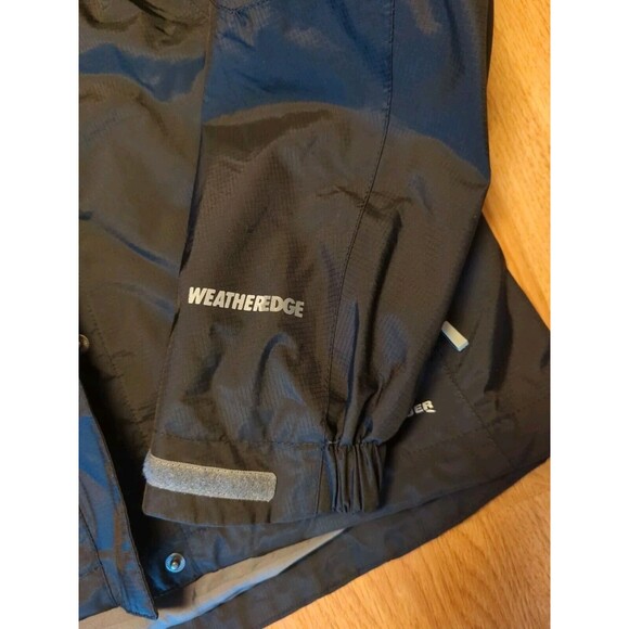 Eddie Bauer Weatheredge Jacket Coat Womens XS Black Hooded Waterproof - Picture 6 of 9